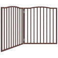 Načíst obrázek do prohlížeče galerie, Zábrana pro psy skládací 2 panely hnědý dub 160 cm topol
