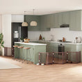 Načíst obrázek do prohlížeče galerie, Zábrana pro psy s dvířky skládací 9 panelů hnědá 450 cm topol
