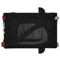 Načíst obrázek do prohlížeče galerie, Vozík za kolo pro psa černý oxfordská tkanina a železo
