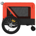Načíst obrázek do prohlížeče galerie, Vozík za kolo pro psa oranžový a černý oxfordská tkanina/železo
