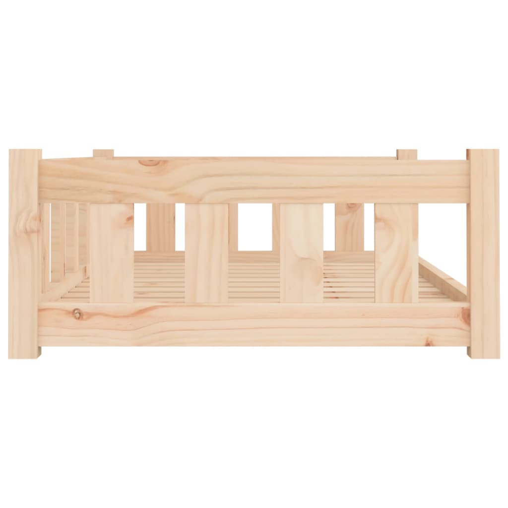 Pelíšek pro psy 95,5 x 65,5 x 28 cm masivní borovice