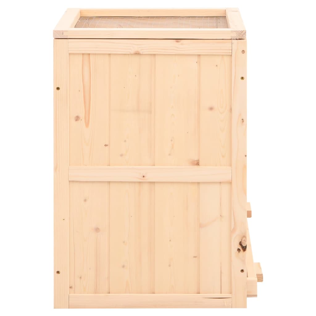Klec pro křečky 81 x 40 x 60 cm masivní jedlové dřevo