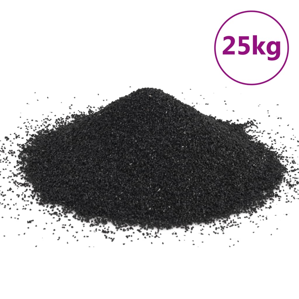 Akvarijní písek 25 kg černý 0,2–2 mm