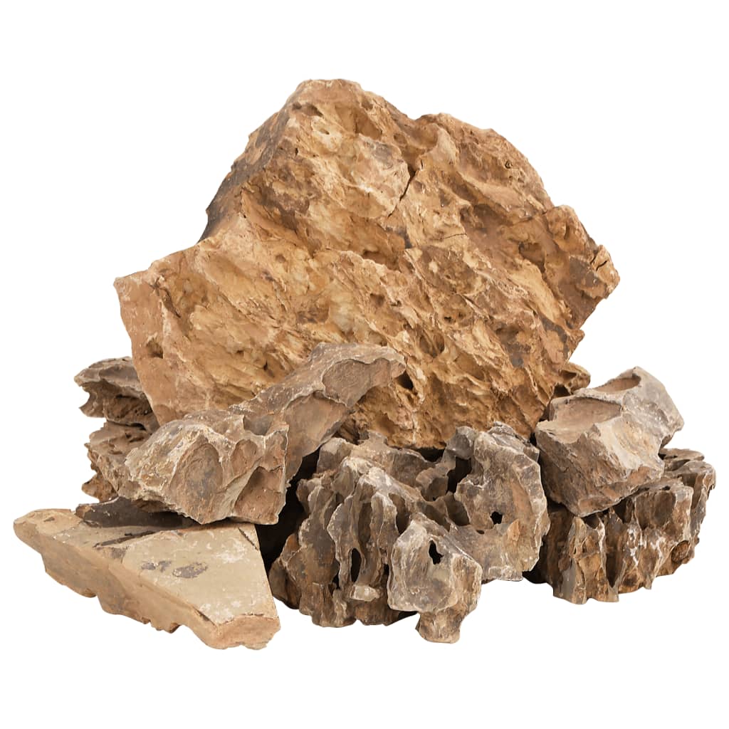 Dračí kameny 25 kg hnědé 5–30 cm