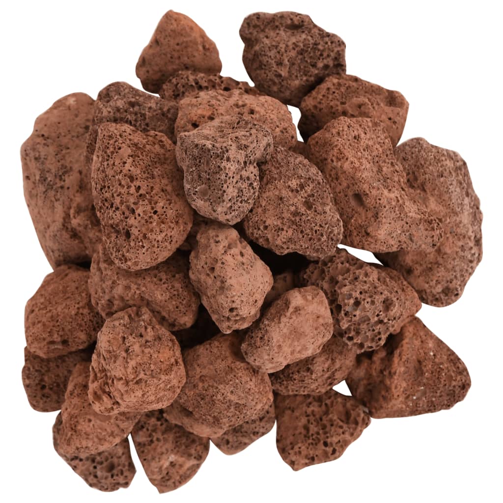 Sopečné kameny 25 kg červené 3–5 cm