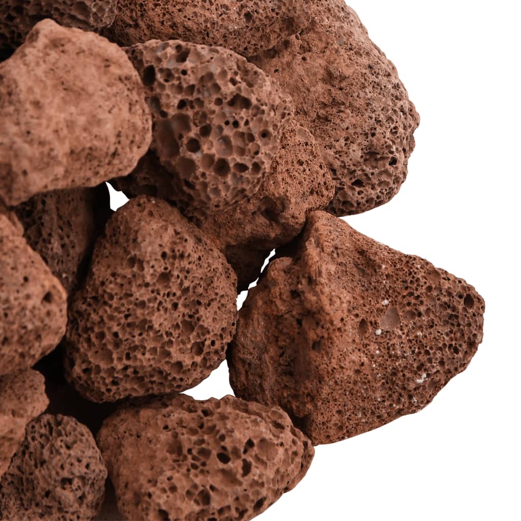 Sopečné kameny 25 kg červené 3–5 cm