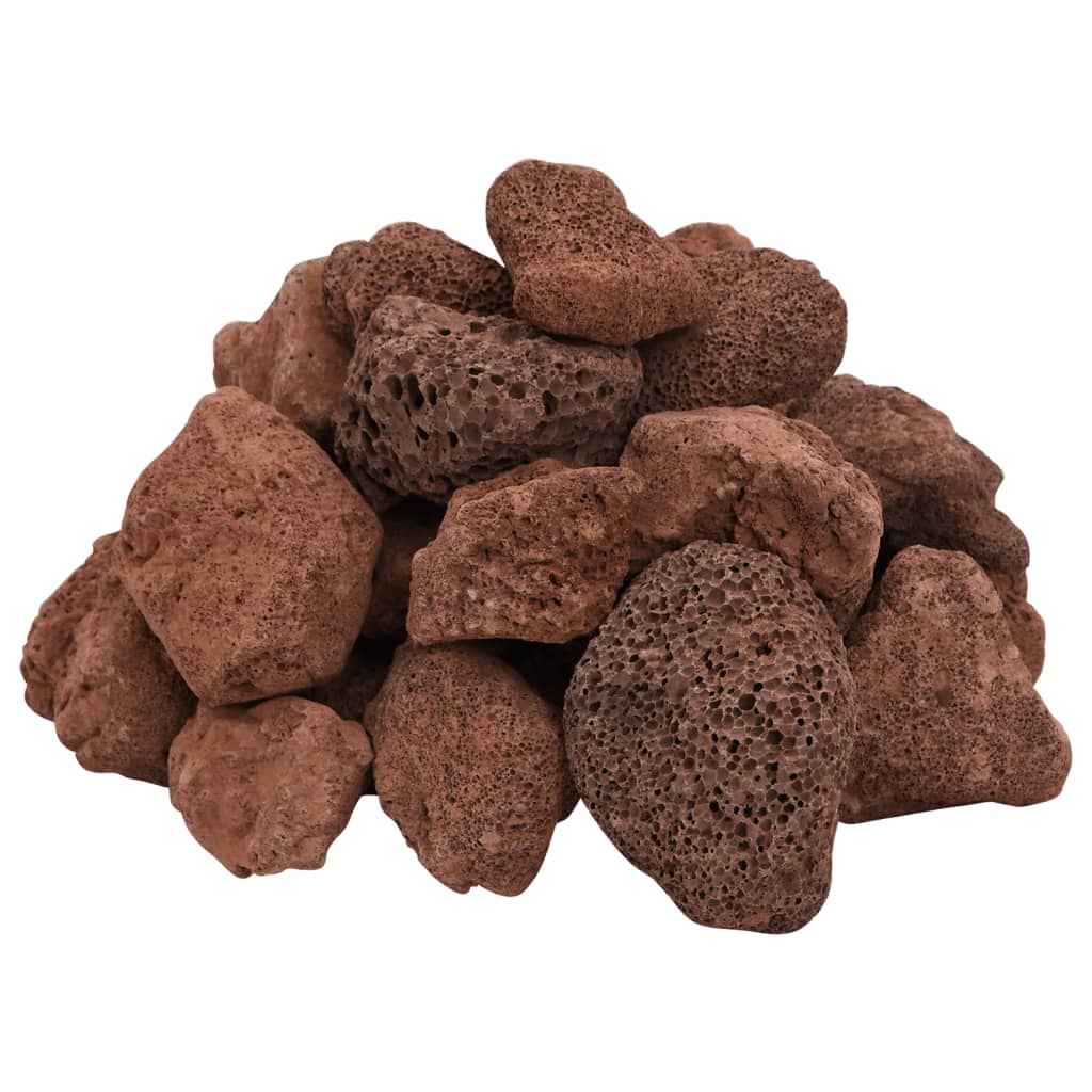 Sopečné kameny 10 kg červené 5–8 cm