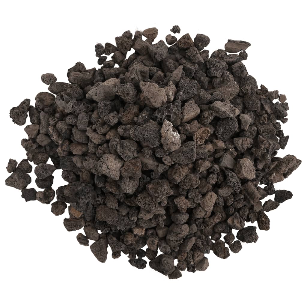 Sopečné kameny 10 kg černé 1–2 cm