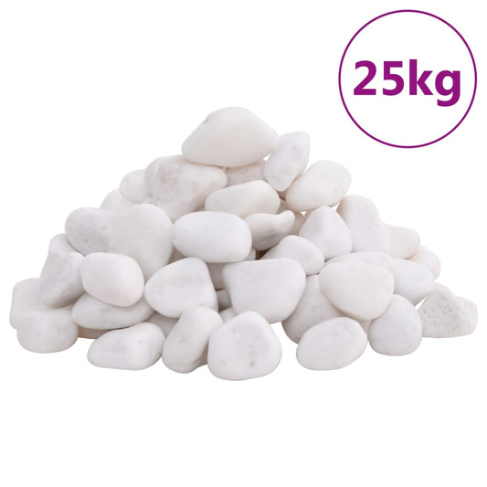 Leštěné oblázky 25 kg černé 2–5 cm