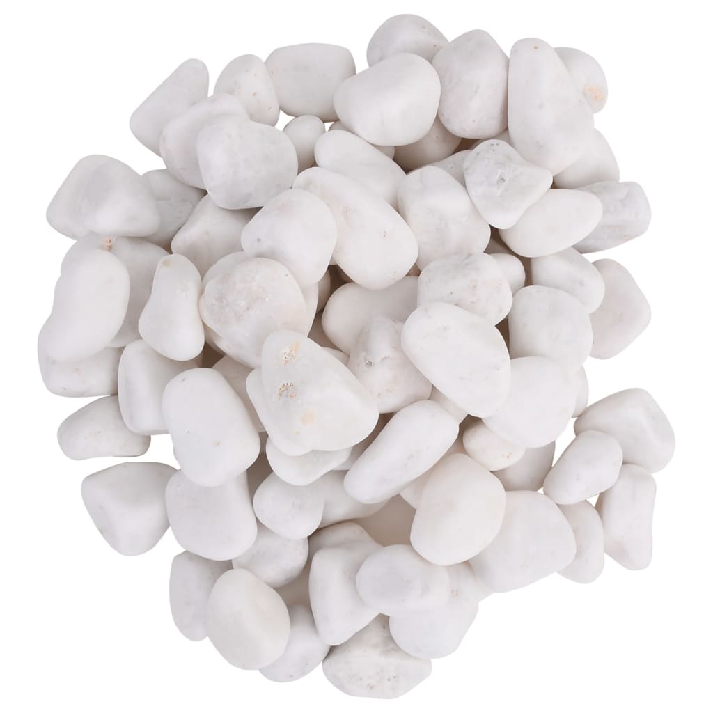 Leštěné oblázky 25 kg černé 2–5 cm