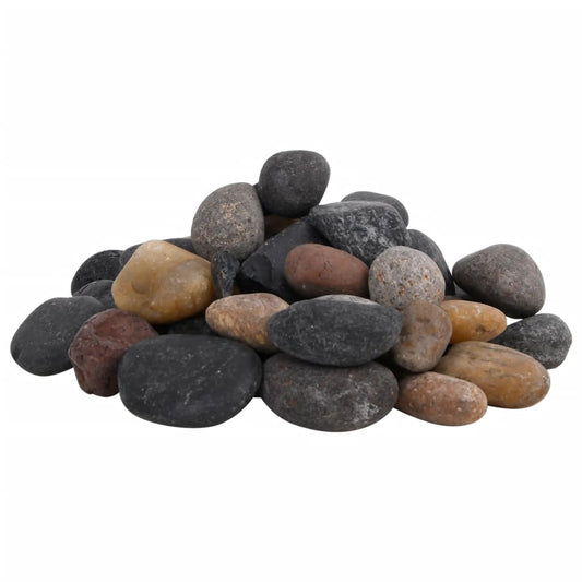 Leštěné oblázky 10 kg mix barev 5–8 cm