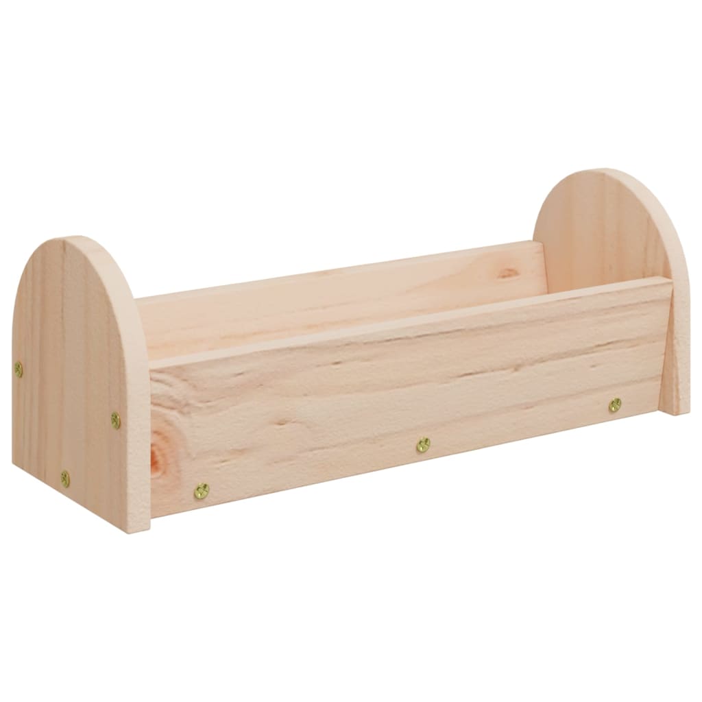Seník pro králíky 28 x 10 x 10 cm masivní jedlové dřevo