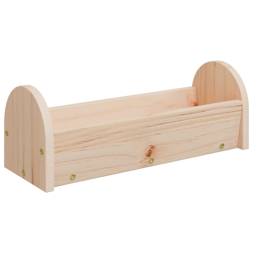 Seník pro králíky 28 x 10 x 10 cm masivní jedlové dřevo