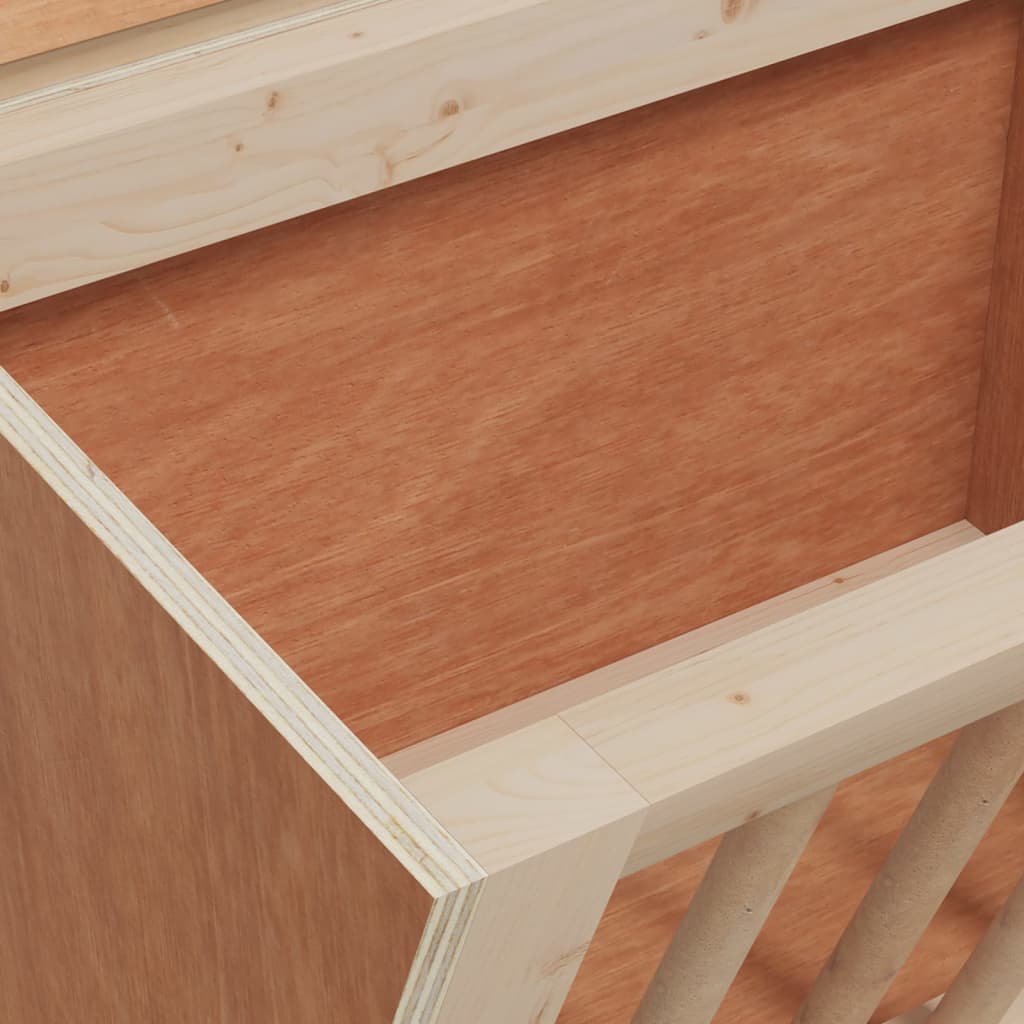 Seník pro králíky 25 x 18,5 x 20,5 cm masivní jedlové dřevo