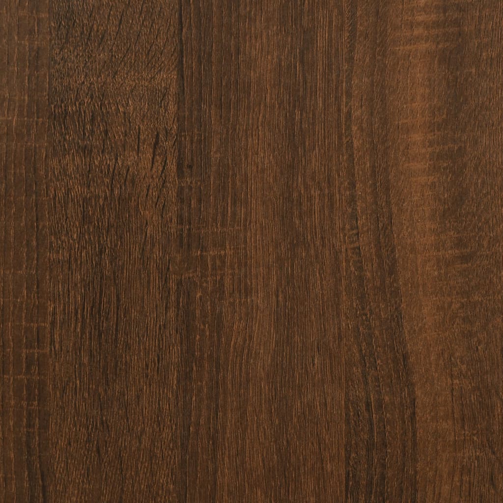 Psí bouda a koncový stolek hnědý dub 55 x 75 x 65 cm kompozit
