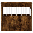 Načíst obrázek do prohlížeče galerie, Psí bouda a koncový stolek kouřový dub 64,5x80x71 cm kompozit
