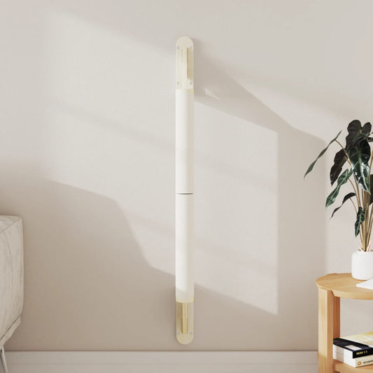 Nástěnný sisalový sloupek – škrabadlo pro kočky, hnědý 7 × 20 × 109 cm