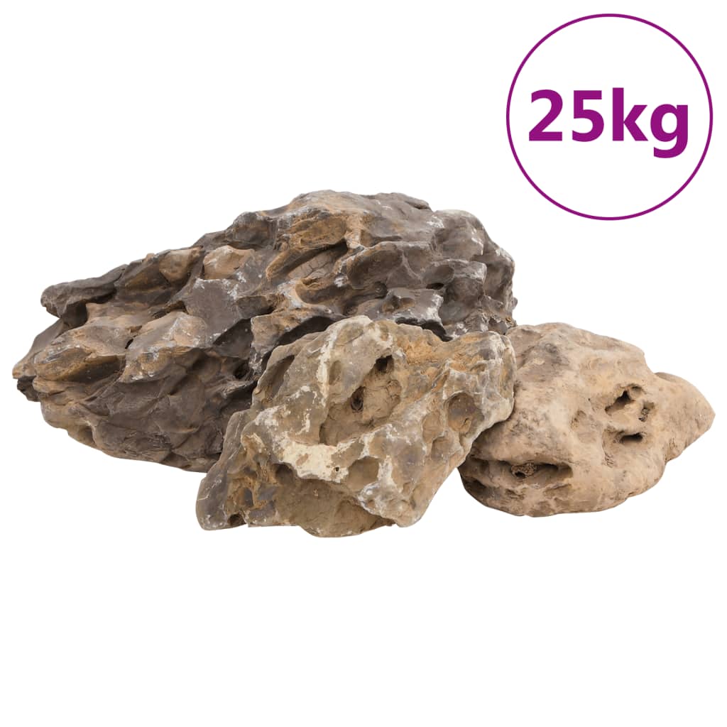 Dračí kameny 25 kg šedé 10–40 cm