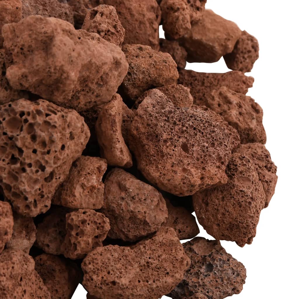 Sopečné kameny 10 kg červené 1–2 cm