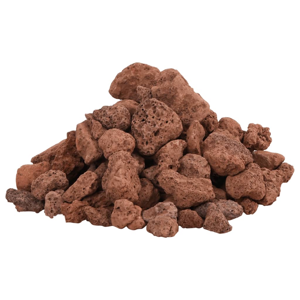 Sopečné kameny 25 kg červené 1–2 cm
