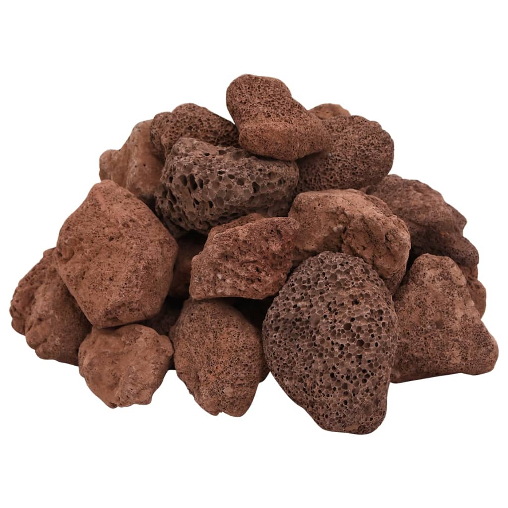 Sopečné kameny 10 kg červené 5–8 cm