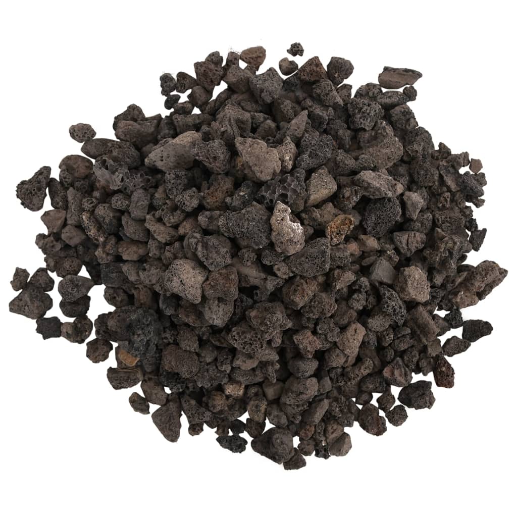 Sopečné kameny 10 kg černé 1–2 cm