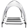 Načíst obrázek do prohlížeče galerie, Psí postel Stříbrně šedá 122 x 93 x 106,5 cm Ocel
