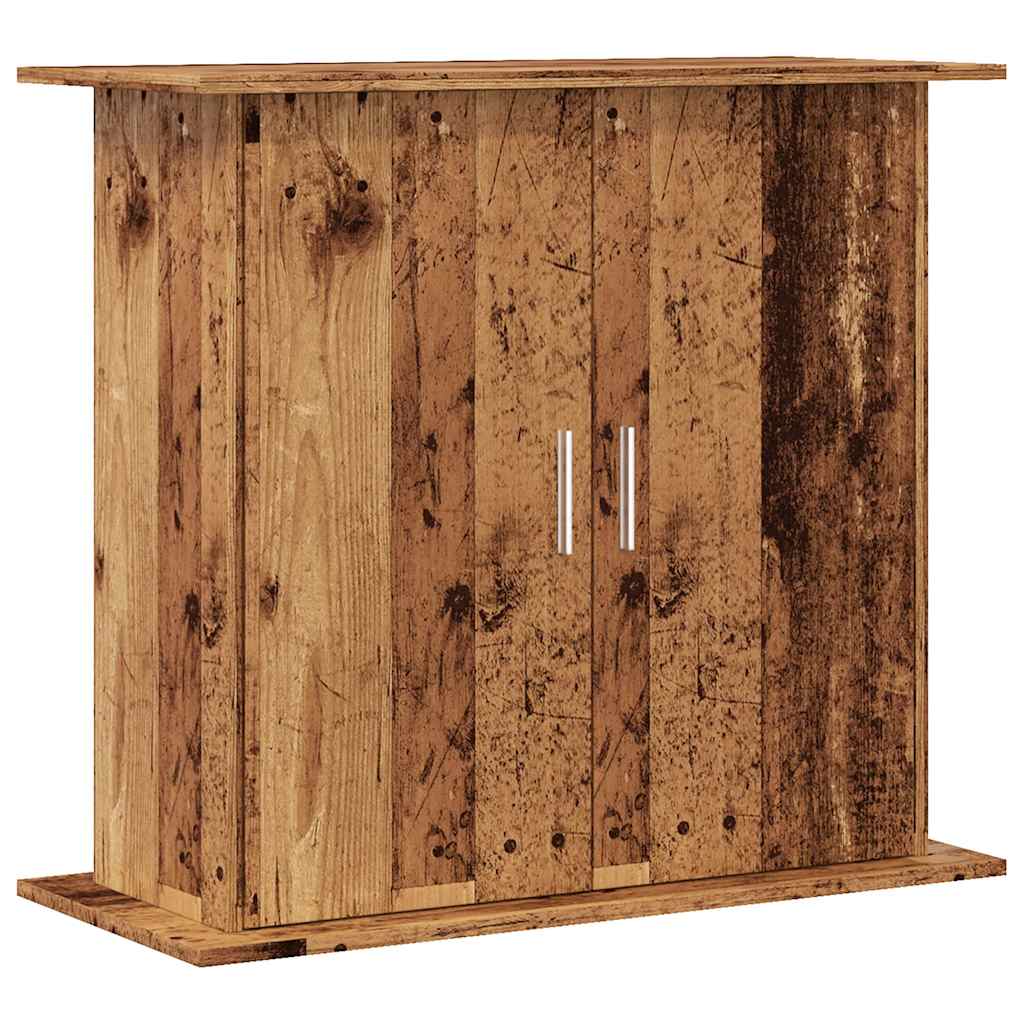 Stojan na akvárium old wood 81 x 36 x 73 cm kompozitní dřevo