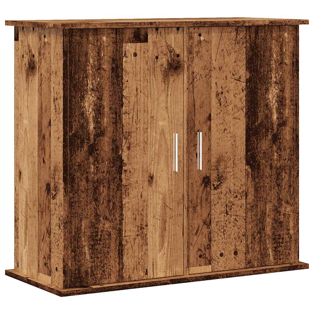 Stojan na akvárium old wood 81 x 36 x 73 cm kompozitní dřevo