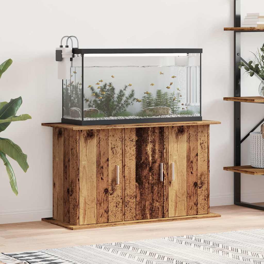 Stojan na akvárium old wood 101 x 41 x 58 cm kompozitní dřevo