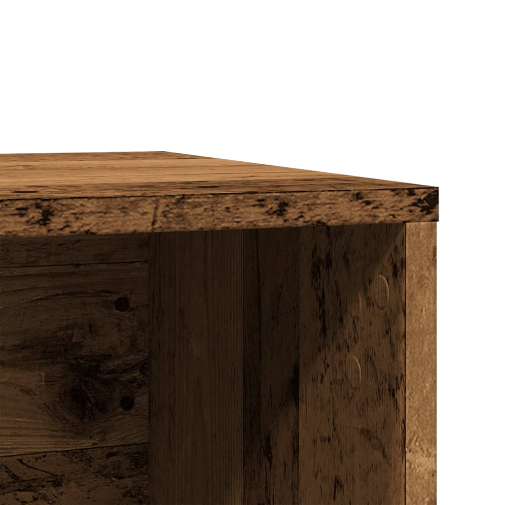 Skříňka na kočičí záchod old wood 60x40x40 cm kompozitní dřevo