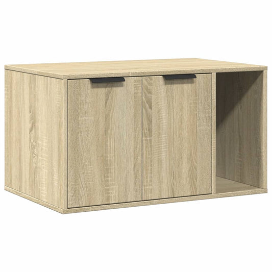 Skříňka na kočičí záchod dub sonoma 80x50x45cm kompozitní dřevo