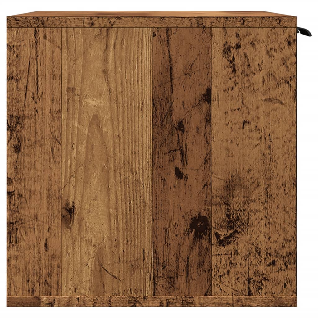 Skříňka na kočičí záchod old wood 80x50x45 cm kompozitní dřevo