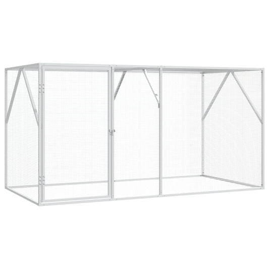 Ptačí klec Antracit 208 x 102 x 108 cm Pozinkovaná ocel