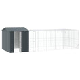 Načíst obrázek do prohlížeče galerie, Ptačí klec Antracit 845 x 304 x 247 cm Pozinkovaná ocel
