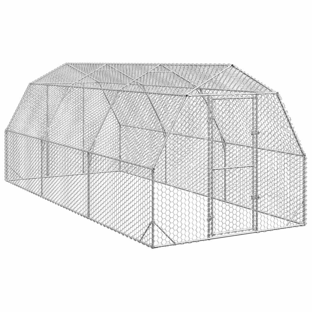 Výběh pro slepice 2,5x6x2,25 m pozinkovaná ocel