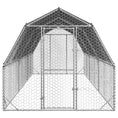 Načíst obrázek do prohlížeče galerie, Výběh pro slepice se střechou 2,5x6x2,25 m pozinkovaná ocel
