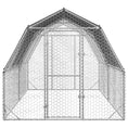 Načíst obrázek do prohlížeče galerie, Výběh pro slepice se střechou 2,5x4x2,25 m pozinkovaná ocel
