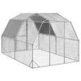 Načíst obrázek do prohlížeče galerie, Výběh pro slepice se střechou 2,5x4x2,25 m pozinkovaná ocel
