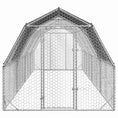 Načíst obrázek do prohlížeče galerie, Výběh pro slepice se střechou 2,5x8x2,25 m pozinkovaná ocel
