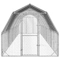 Načíst obrázek do prohlížeče galerie, Výběh pro slepice se střechou 2,5x10x2,25 m pozinkovaná ocel
