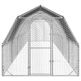 Načíst obrázek do prohlížeče galerie, Výběh pro slepice se střechou 2,5x12x2,25 m pozinkovaná ocel
