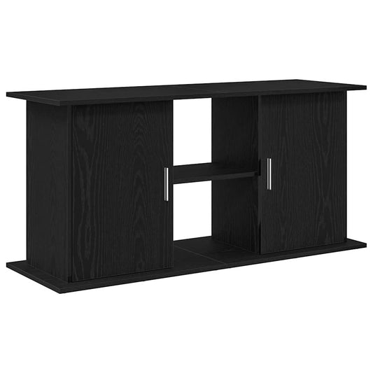 Stojan na akvárium Černý dub 121x41x58 cm Dřevěná konstrukce