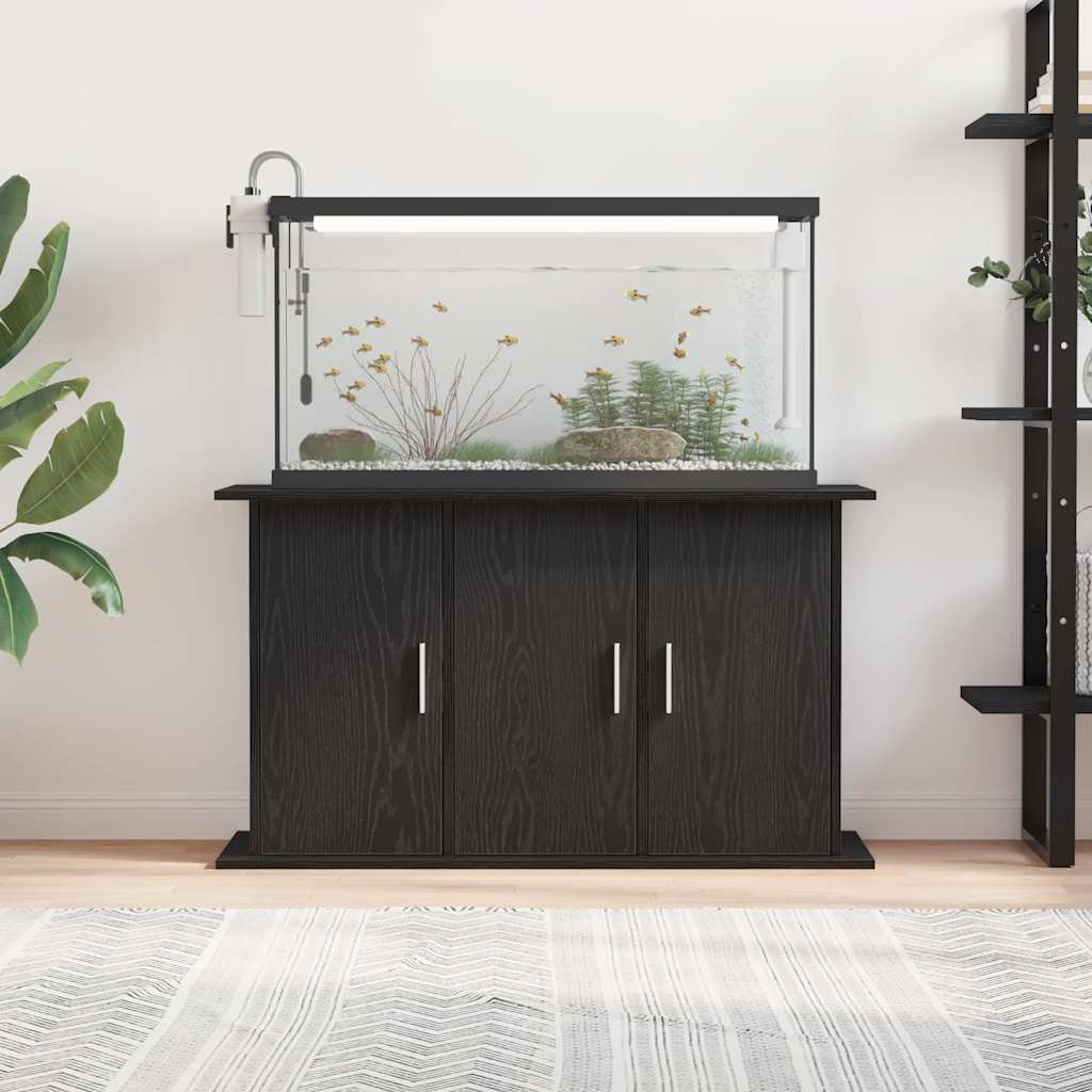 Stojan na akvárium černý dub 101 x 41 x 58 cm, konstrukční dřevo