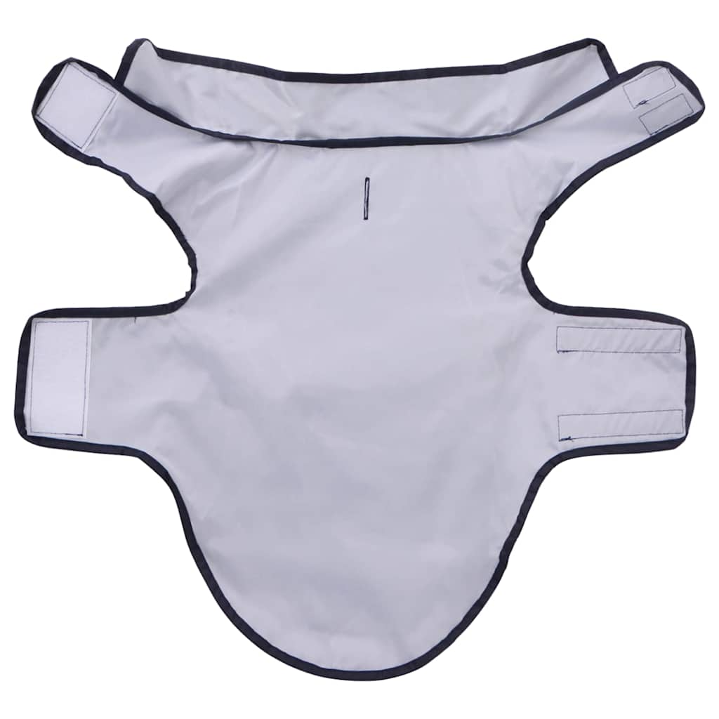 Pláštěnka pro psy s reflexními proužky polyester modrá XXS