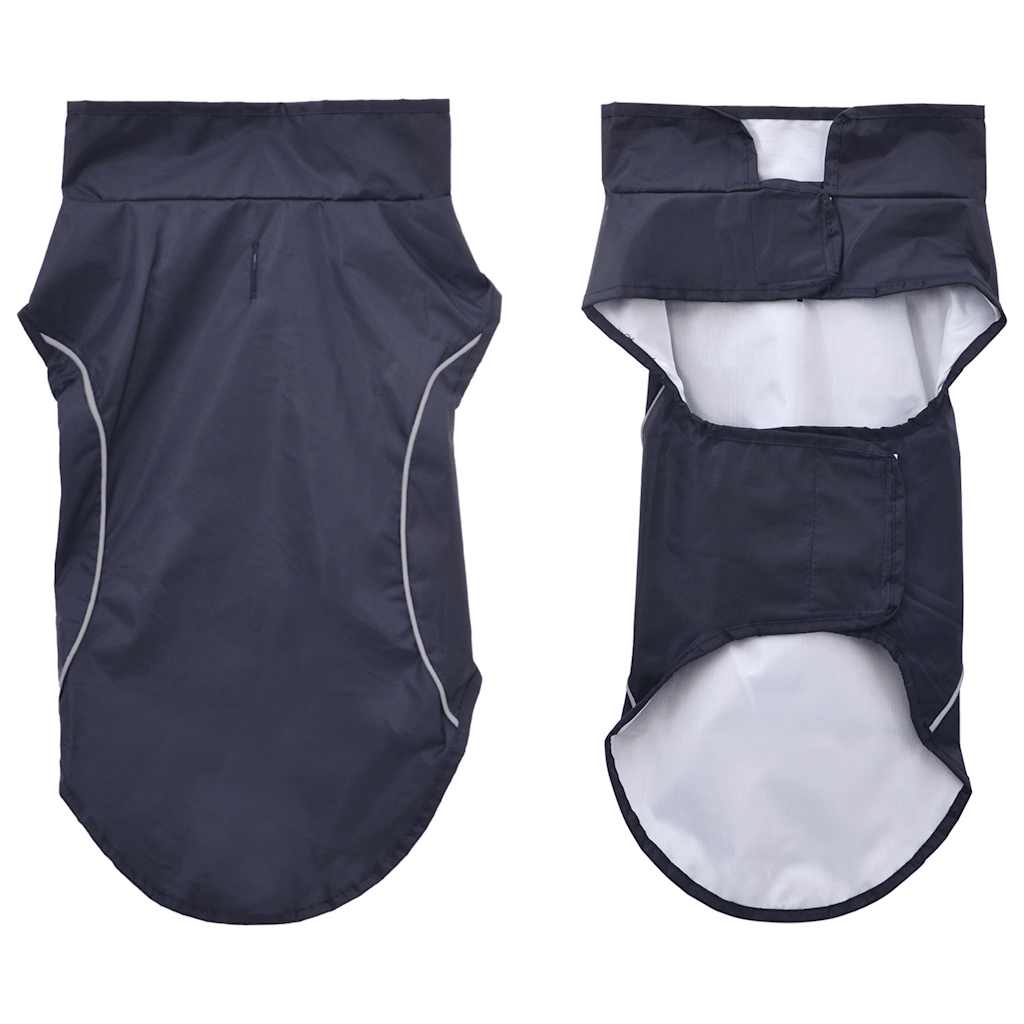 Pláštěnka pro psy s reflexními proužky polyester modrá XS