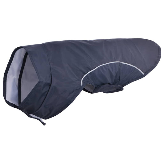 Pláštěnka pro psy s reflexními proužky polyester modrá M