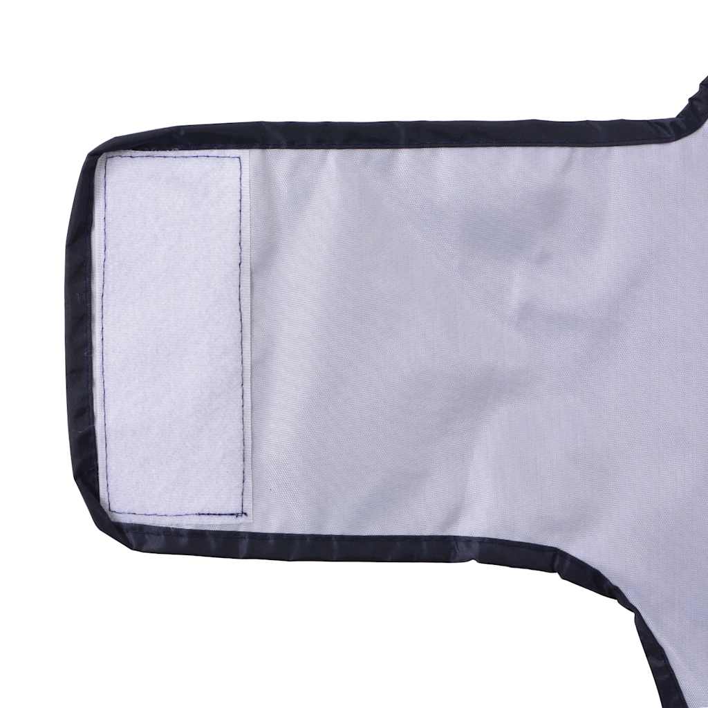 Pláštěnka pro psy s reflexními proužky polyester modrá M