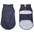 Načíst obrázek do prohlížeče galerie, Pláštěnka pro psy s reflexními proužky polyester modrá 2XL
