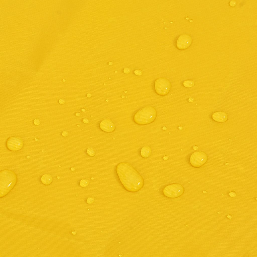 Pláštěnka pro psy s reflexními proužky polyester žlutá L